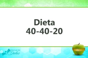 la dieta 40-40-20