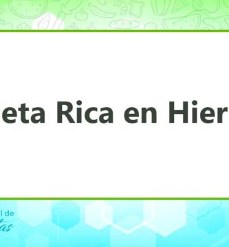 La Dieta Rica en Hierro