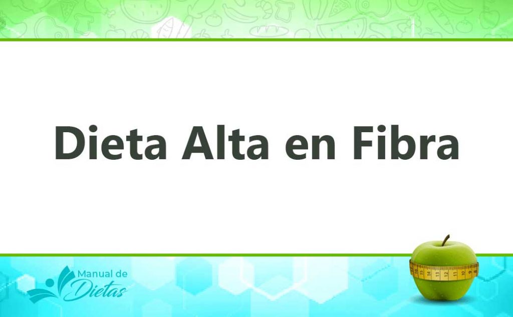 la dieta alta en fibra