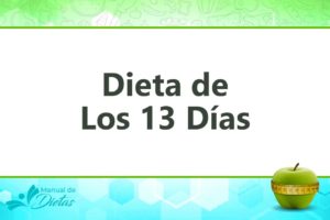 la dieta de los 13 dias