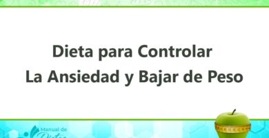 La Dieta para Controlar la Ansiedad y Bajar de Peso