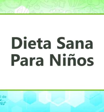 la dieta sana para niños