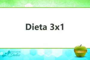 dieta 3x1