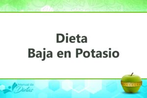 la dieta baja en potasio